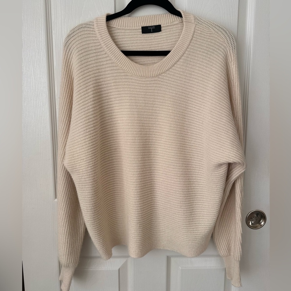 Tahari Cream Sweater